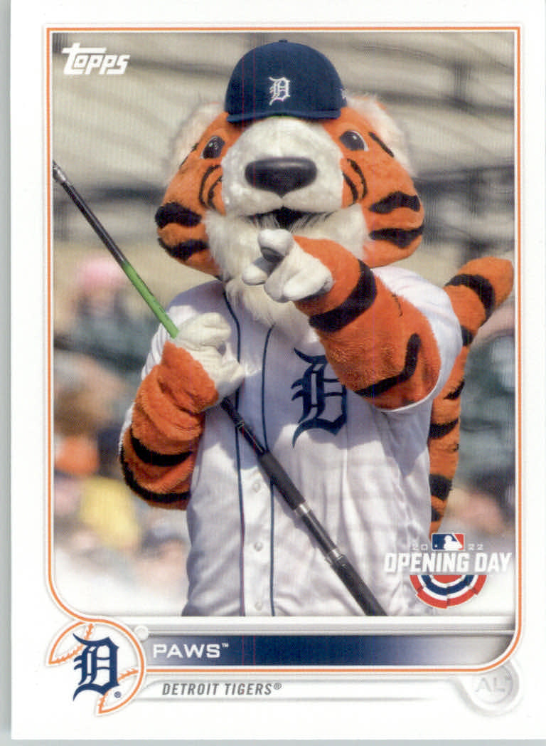 2022 Topps Opening Day Baseball "Mascots" Insert Cards - Picture 14 of 47