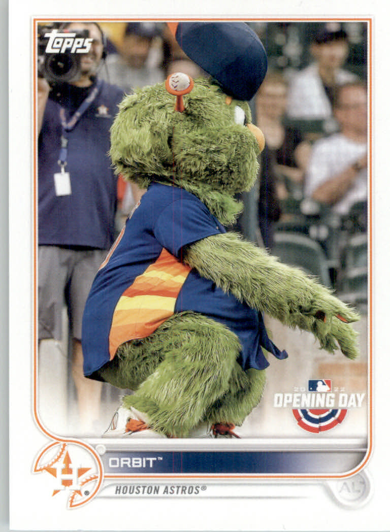 2022 Topps Opening Day Baseball "Mascots" Insert Cards - Picture 16 of 47