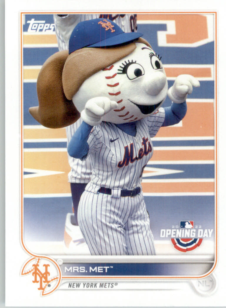 2022 Topps Opening Day Baseball "Mascots" Insert Cards - Picture 28 of 47