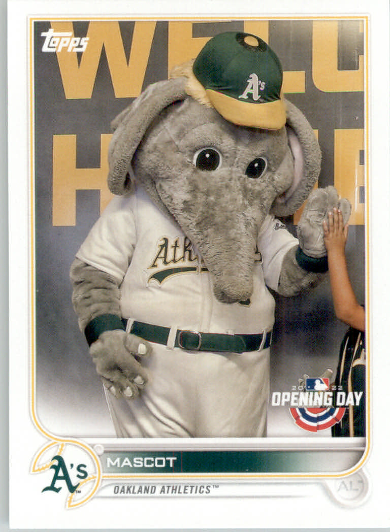 2022 Topps Opening Day Baseball "Mascots" Insert Cards - Picture 30 of 47