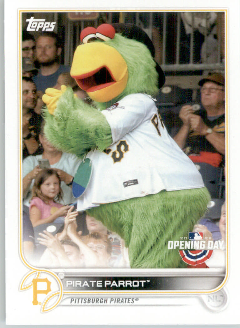 2022 Topps Opening Day Baseball "Mascots" Insert Cards - Picture 32 of 47