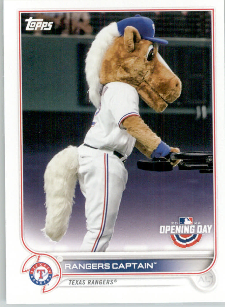 2022 Topps Opening Day Baseball "Mascots" Insert Cards - Picture 42 of 47