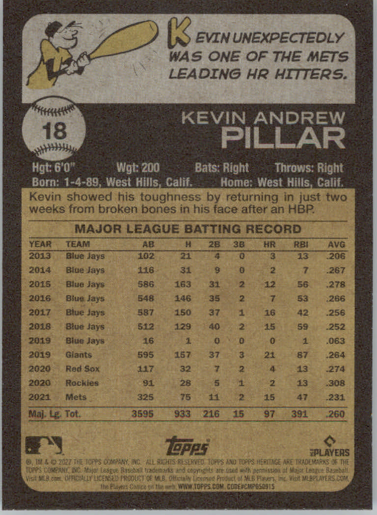 2022 Topps Heritage Baseball "Main Set" Cards #1 to #250 - Picture 37 of 395