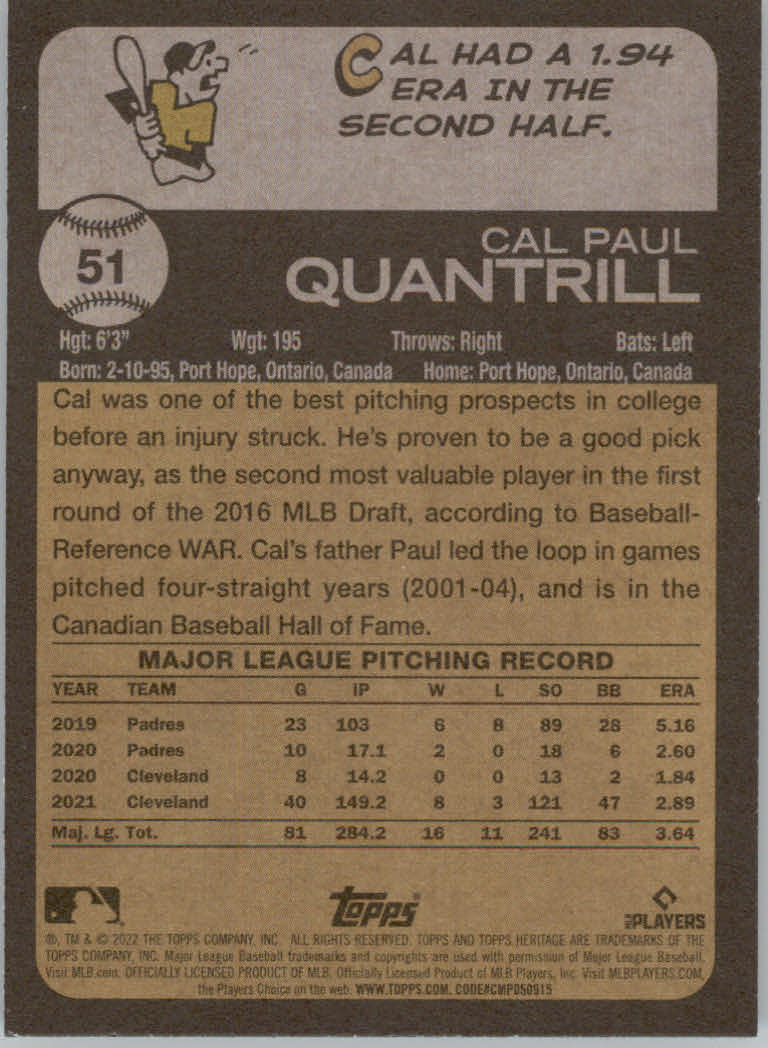 2022 Topps Heritage Baseball "Main Set" Cards #1 to #250 - Picture 93 of 395