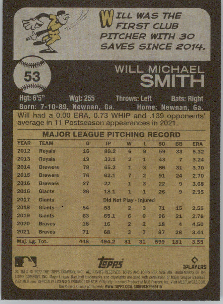 2022 Topps Heritage Baseball "Main Set" Cards #1 to #250 - Picture 97 of 395