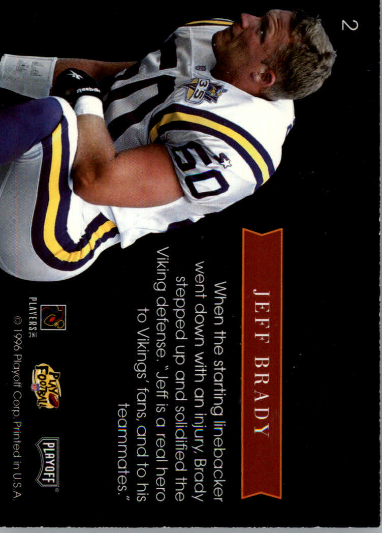 1996 Playoff Absolute Football "Unsung Heroes" Insert Cards - Picture 3 of 25