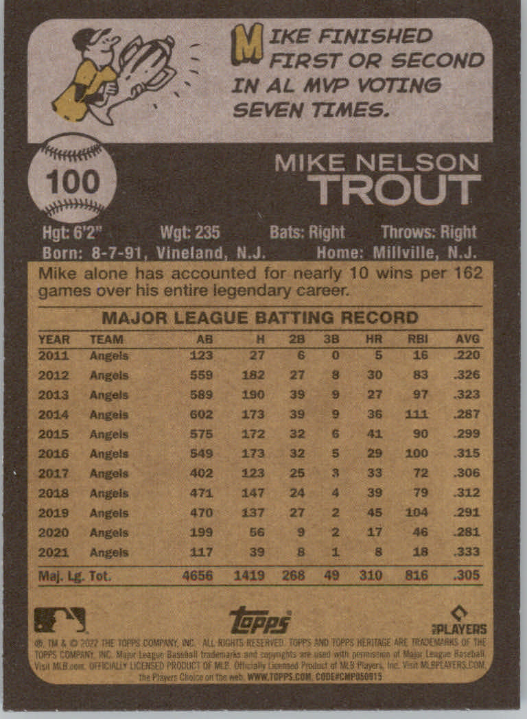 2022 Topps Heritage Baseball "Main Set" Cards #1 to #250 - Picture 167 of 395