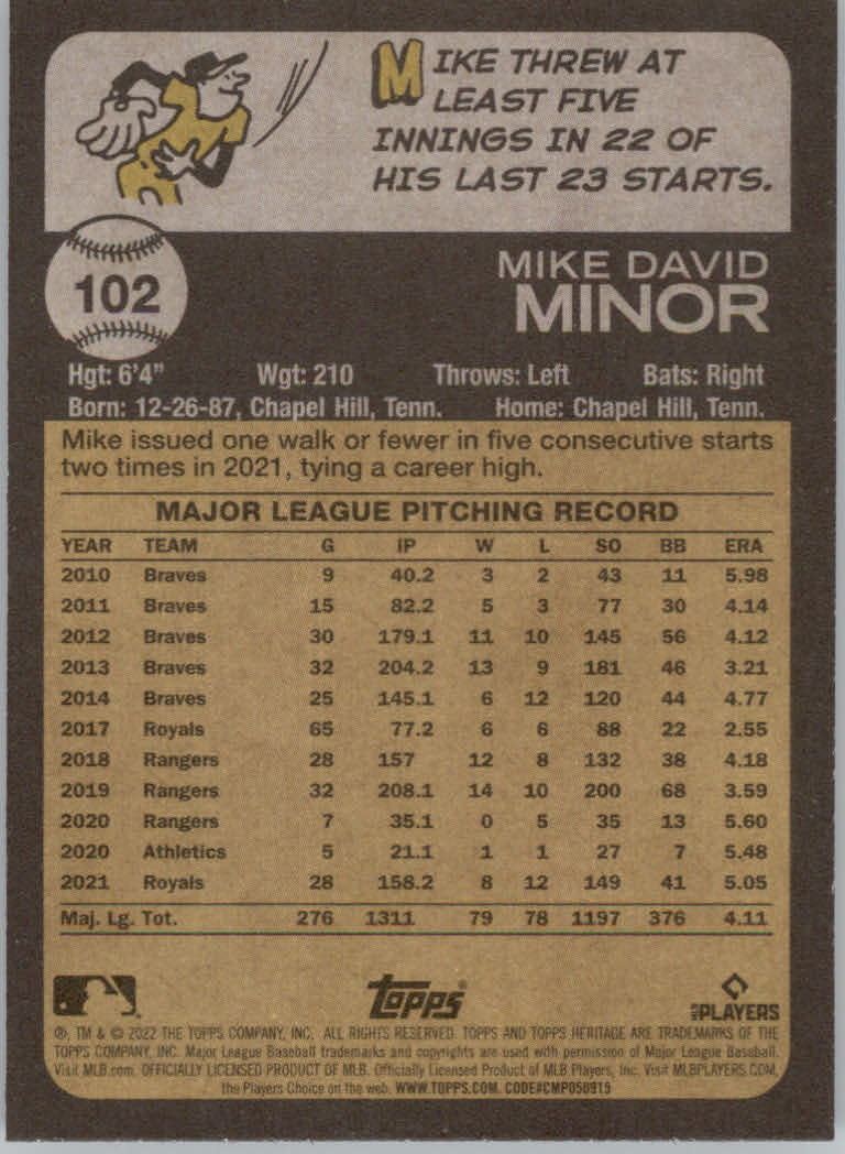 2022 Topps Heritage Baseball "Main Set" Cards #1 to #250 - Picture 169 of 395