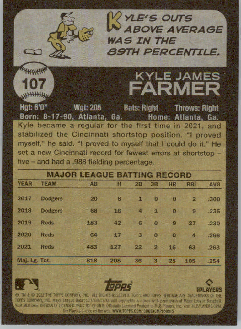 2022 Topps Heritage Baseball "Main Set" Cards #1 to #250 - Picture 177 of 395