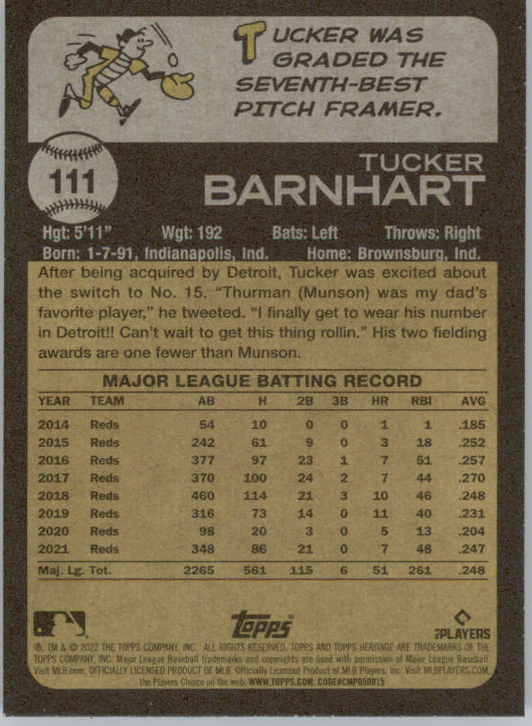 2022 Topps Heritage Baseball "Main Set" Cards #1 to #250 - Picture 185 of 395