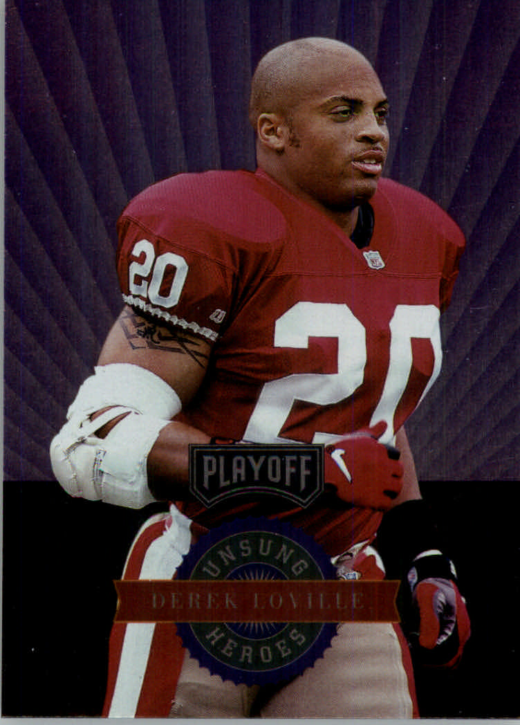 1996 Playoff Absolute Football "Unsung Heroes" Insert Cards - Picture 8 of 25