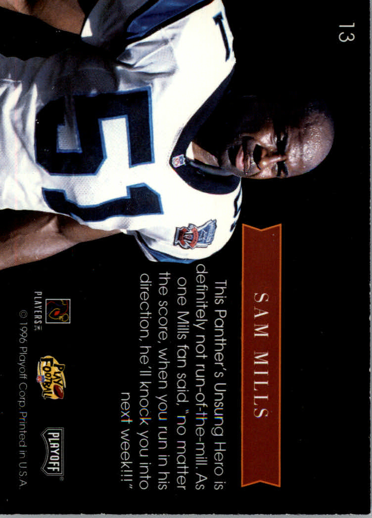 1996 Playoff Absolute Football "Unsung Heroes" Insert Cards - Picture 11 of 25