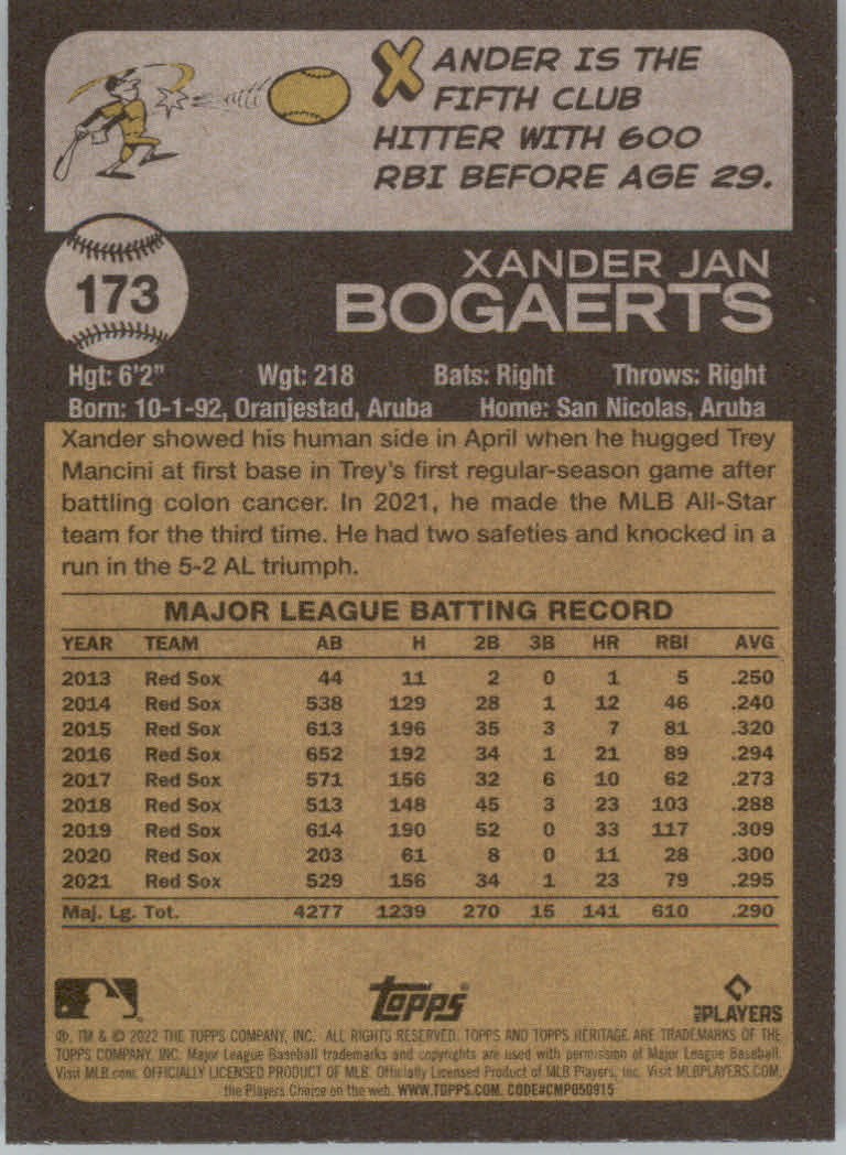 2022 Topps Heritage Baseball "Main Set" Cards #1 to #250 - Picture 281 of 395