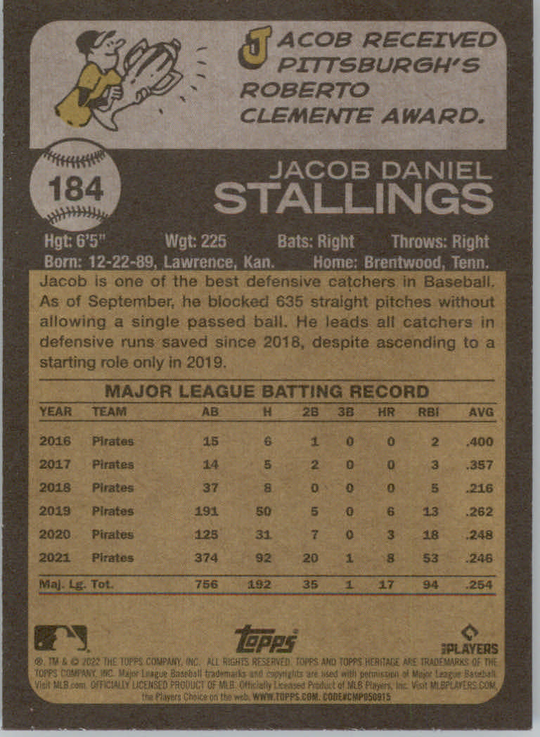 2022 Topps Heritage Baseball "Main Set" Cards #1 to #250 - Picture 291 of 395
