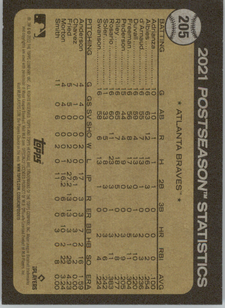 2022 Topps Heritage Baseball "Main Set" Cards #1 to #250 - Picture 325 of 395
