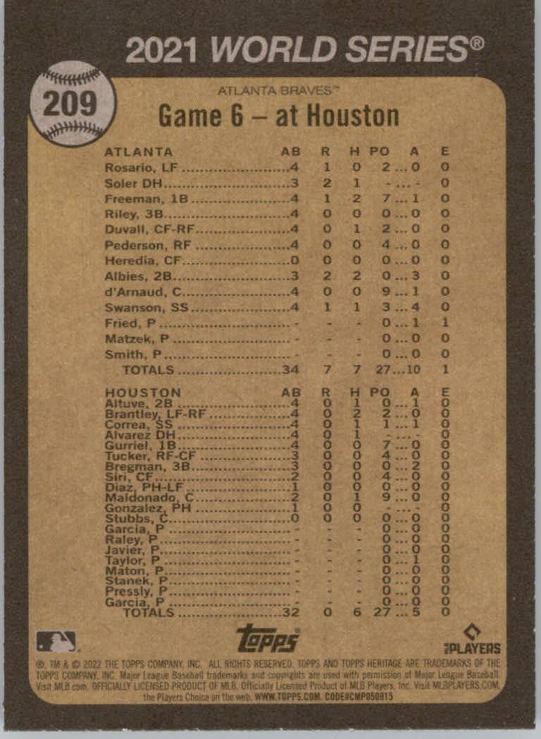 2022 Topps Heritage Baseball "Main Set" Cards #1 to #250 - Picture 333 of 395