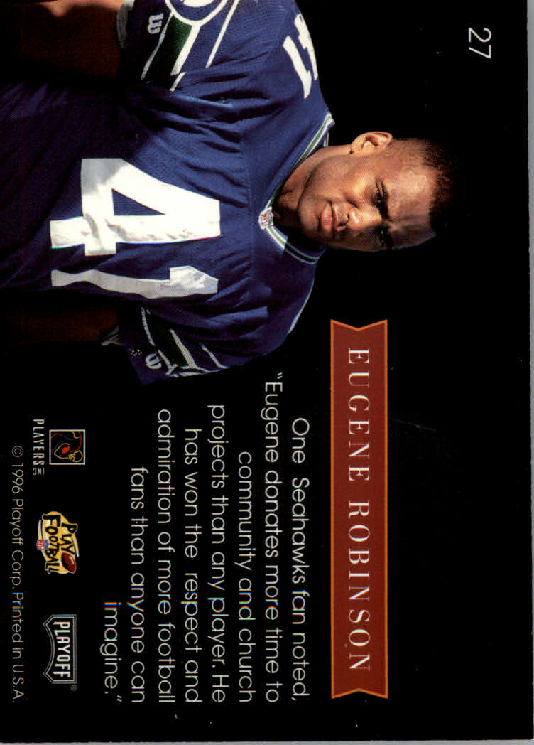1996 Playoff Absolute Football "Unsung Heroes" Insert Cards - Picture 21 of 25