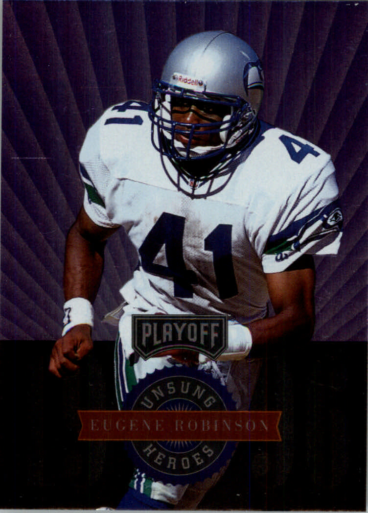 1996 Playoff Absolute Football "Unsung Heroes" Insert Cards - Picture 20 of 25
