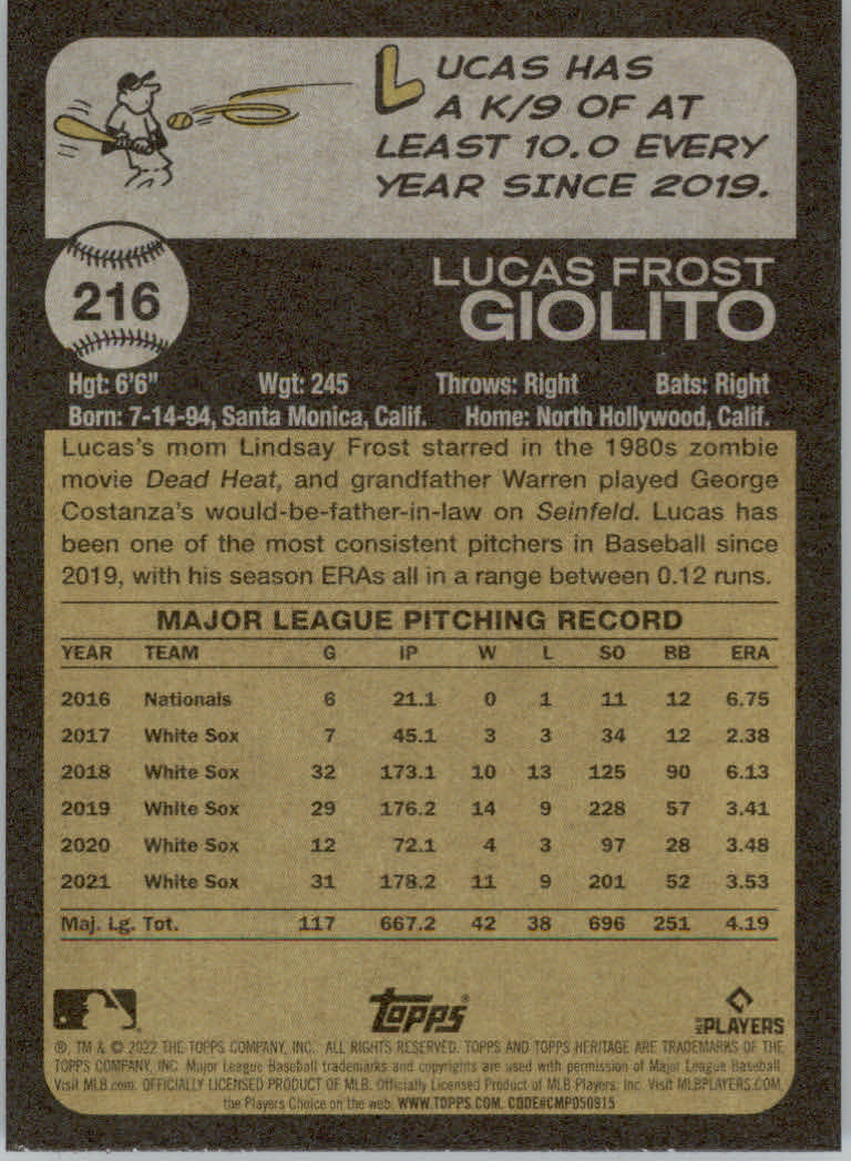 2022 Topps Heritage Baseball "Main Set" Cards #1 to #250 - Picture 341 of 395