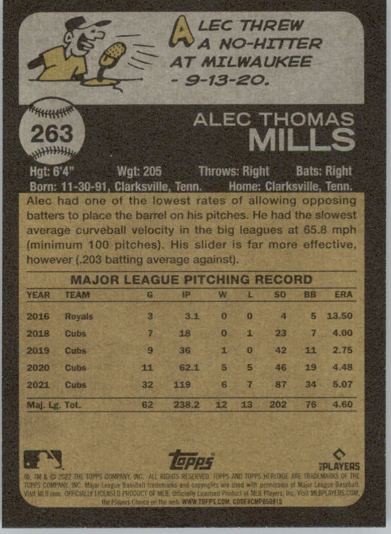 2022 Topps Heritage Baseball "Main Set" Cards #251 to #500 - Picture 23 of 267