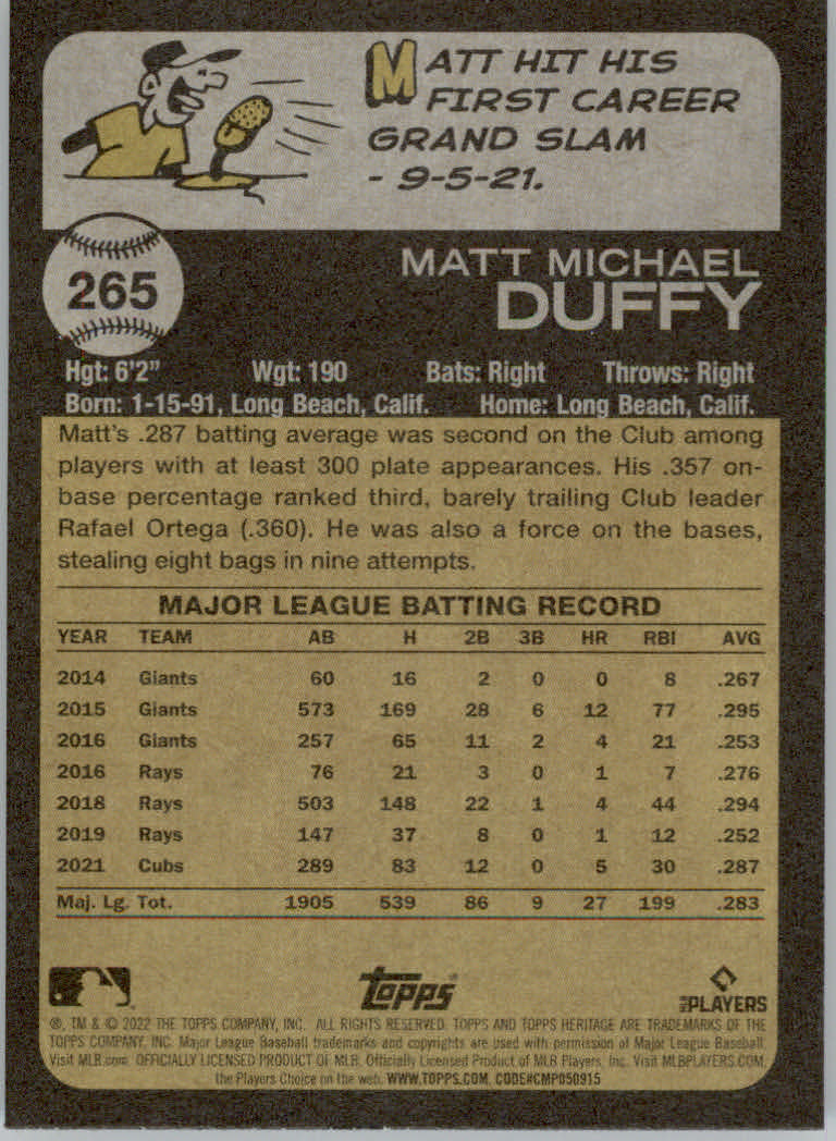 2022 Topps Heritage Baseball "Main Set" Cards #251 to #500 - Picture 27 of 267