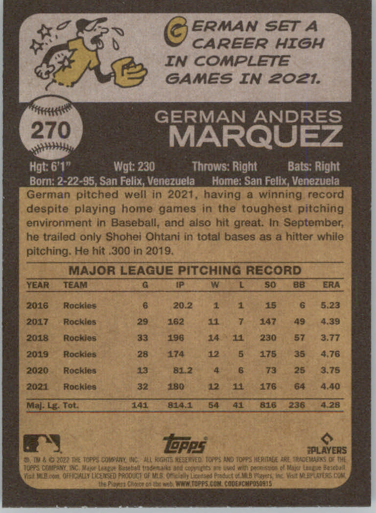 2022 Topps Heritage Baseball "Main Set" Cards #251 to #500 - Picture 35 of 267