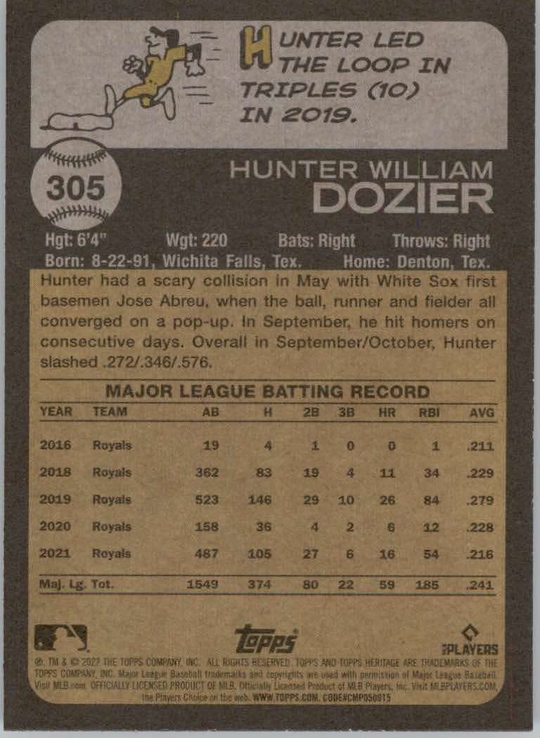 2022 Topps Heritage Baseball "Main Set" Cards #251 to #500 - Picture 81 of 267