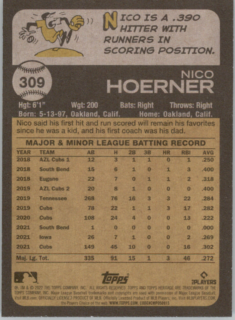 2022 Topps Heritage Baseball "Main Set" Cards #251 to #500 - Picture 89 of 267