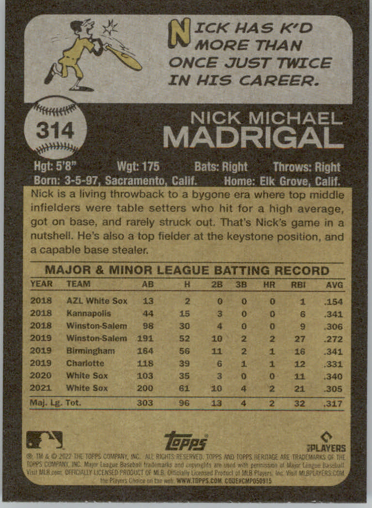 2022 Topps Heritage Baseball "Main Set" Cards #251 to #500 - Picture 99 of 267
