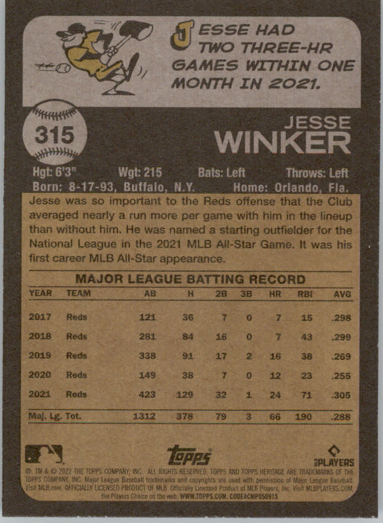 2022 Topps Heritage Baseball "Main Set" Cards #251 to #500 - Picture 101 of 267