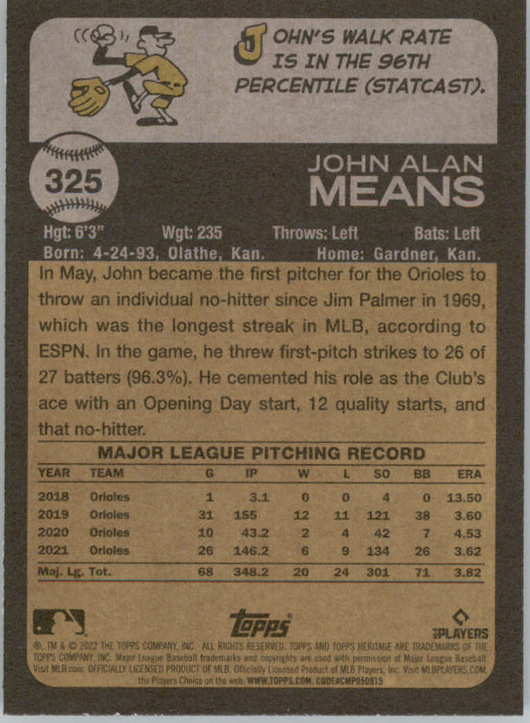 2022 Topps Heritage Baseball "Main Set" Cards #251 to #500 - Picture 119 of 267