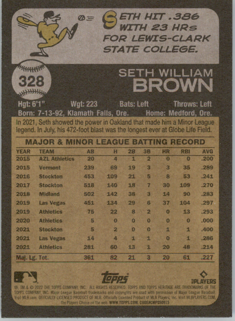 2022 Topps Heritage Baseball "Main Set" Cards #251 to #500 - Picture 125 of 267