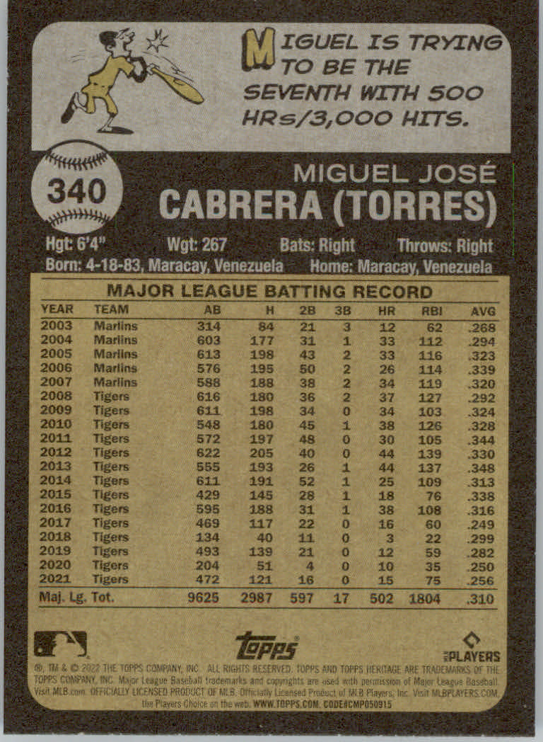 2022 Topps Heritage Baseball "Main Set" Cards #251 to #500 - Picture 143 of 267