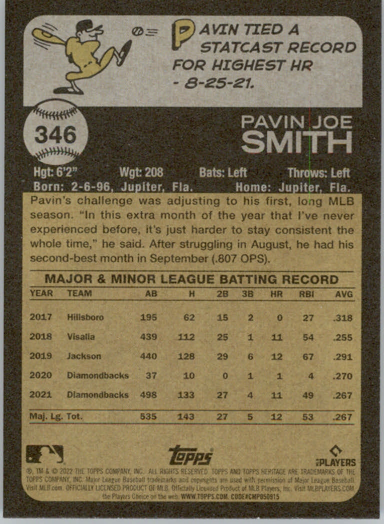 2022 Topps Heritage Baseball "Main Set" Cards #251 to #500 - Picture 155 of 267