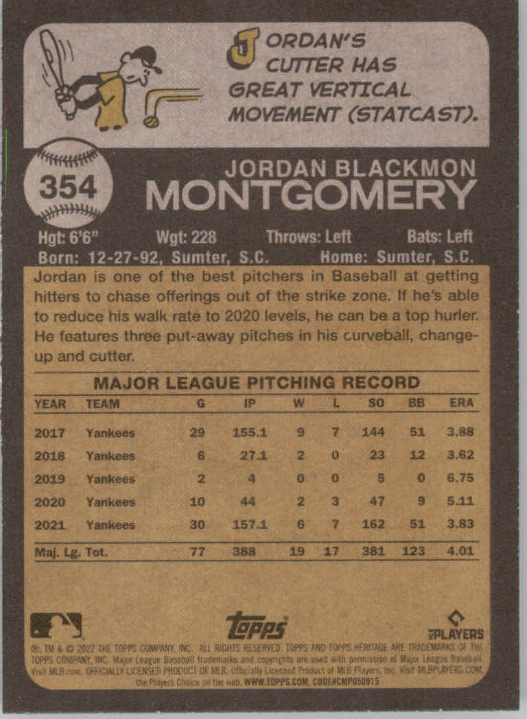 2022 Topps Heritage Baseball "Main Set" Cards #251 to #500 - Picture 167 of 267