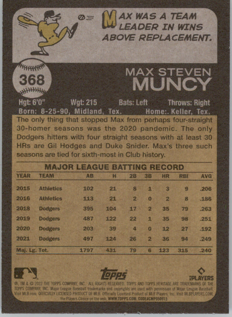 2022 Topps Heritage Baseball "Main Set" Cards #251 to #500 - Picture 189 of 267