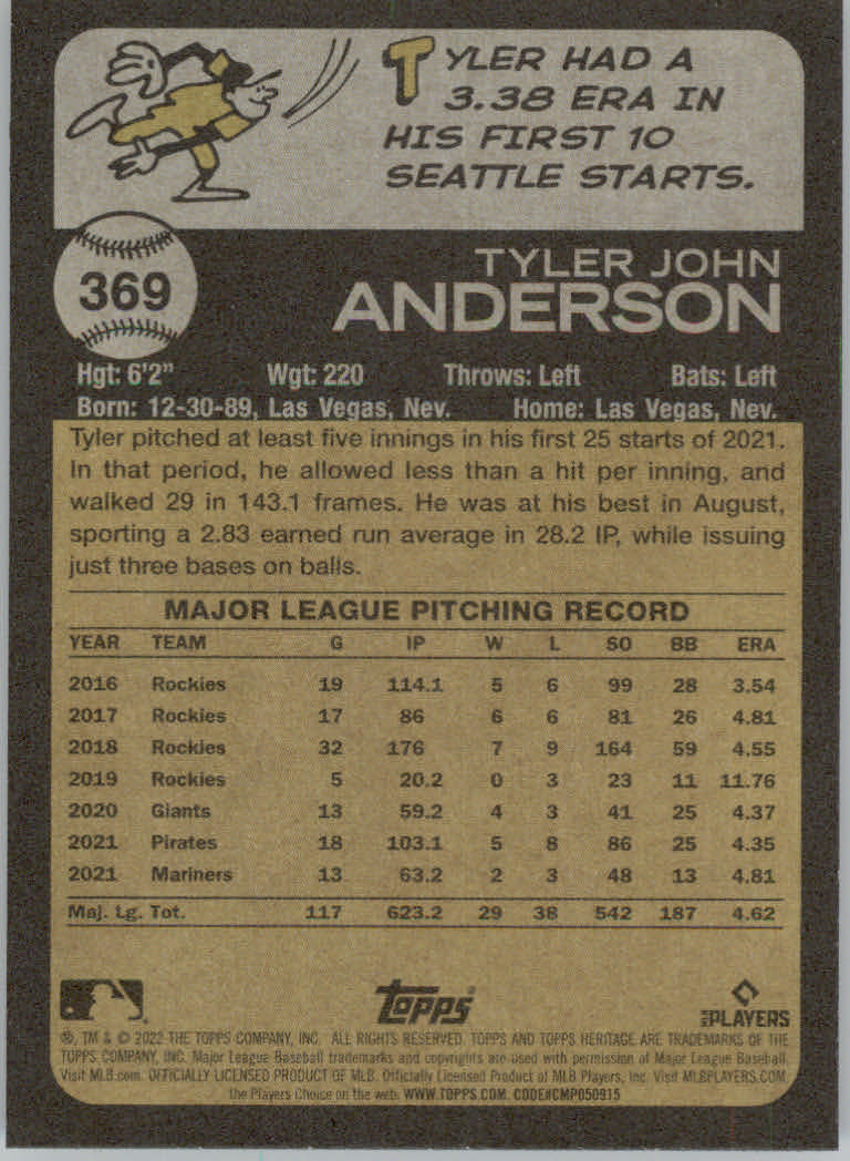2022 Topps Heritage Baseball "Main Set" Cards #251 to #500 - Picture 191 of 267