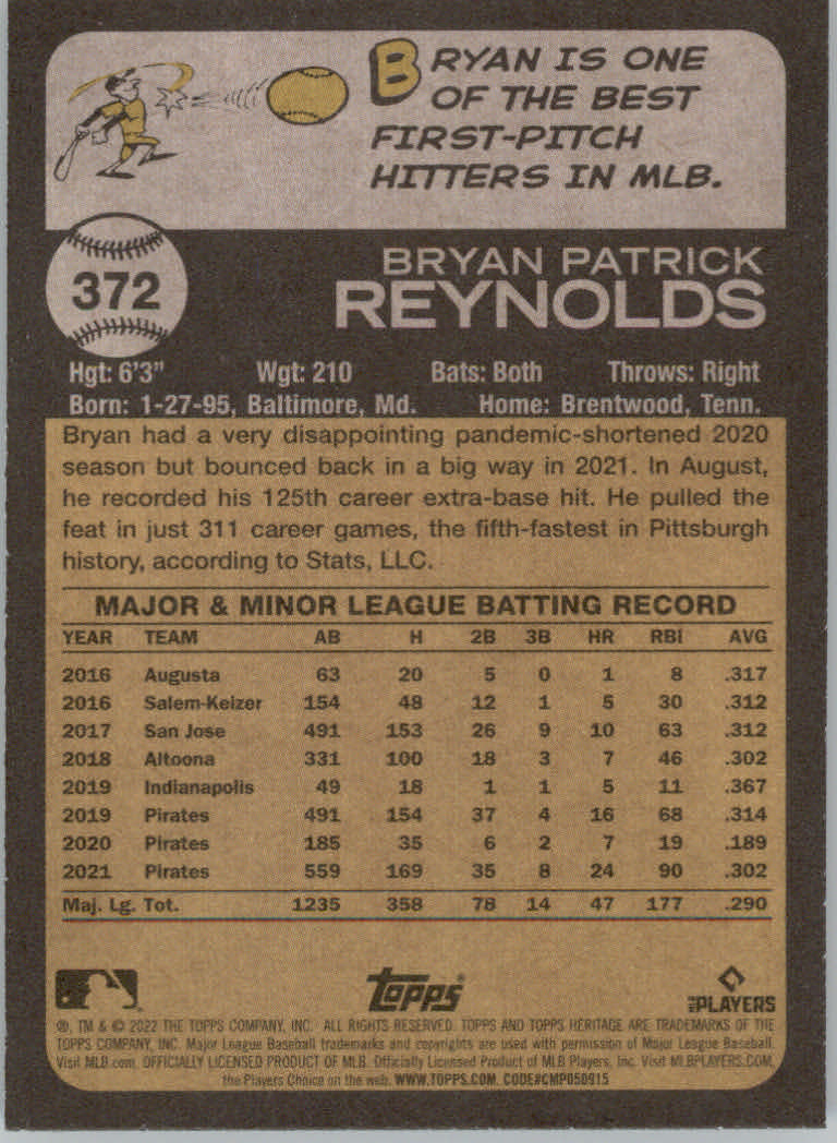 2022 Topps Heritage Baseball "Main Set" Cards #251 to #500 - Picture 195 of 267