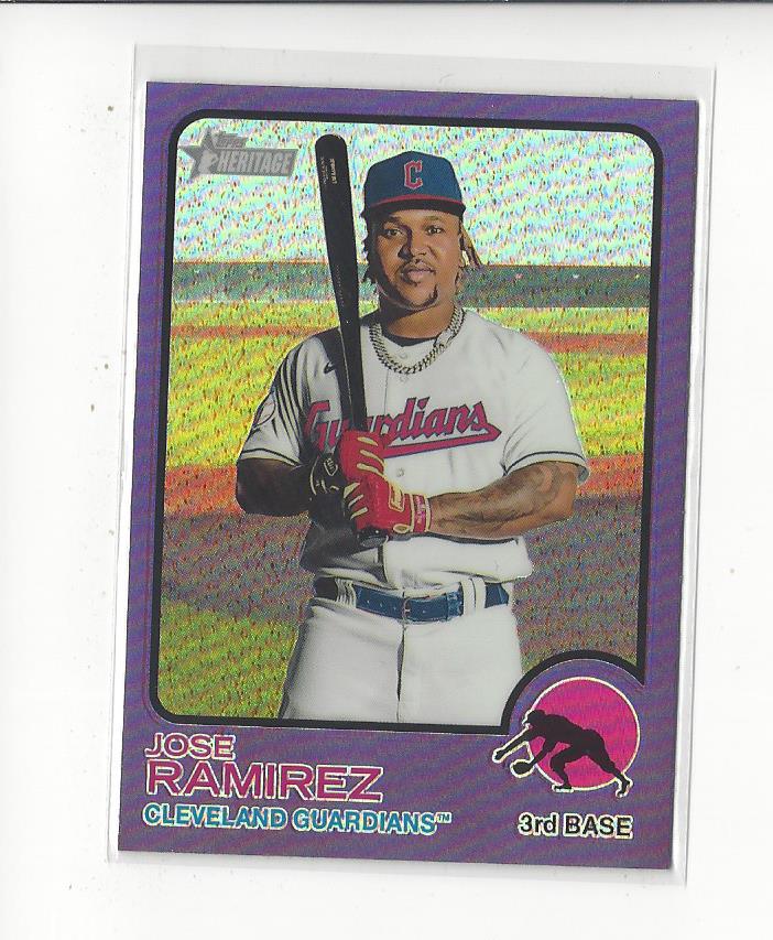 Jose Ramirez 2022 Topps Heritage Real One Autographs #ROA-JRZ Price Guide -  Sports Card Investor