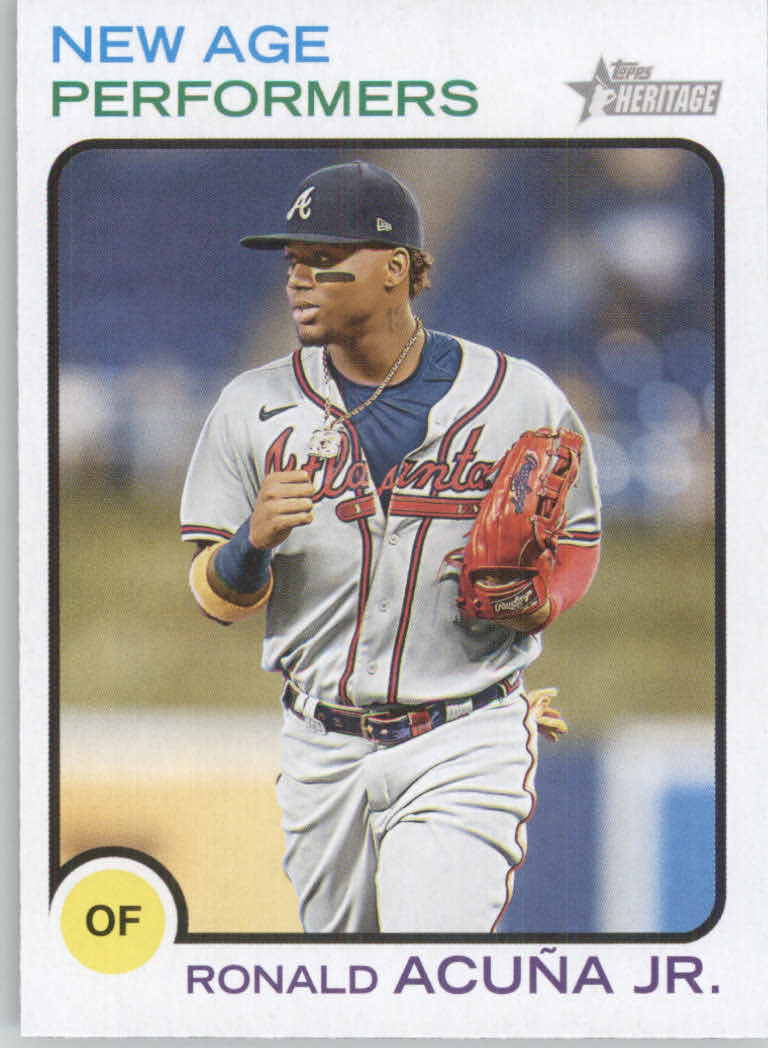 2022 Topps Heritage Baseball "New Age Performers" Insert Cards - Picture 18 of 45