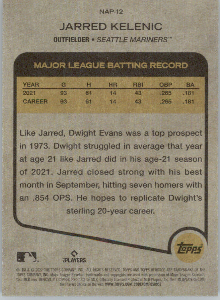 2022 Topps Heritage Baseball "New Age Performers" Insert Cards - Picture 23 of 45