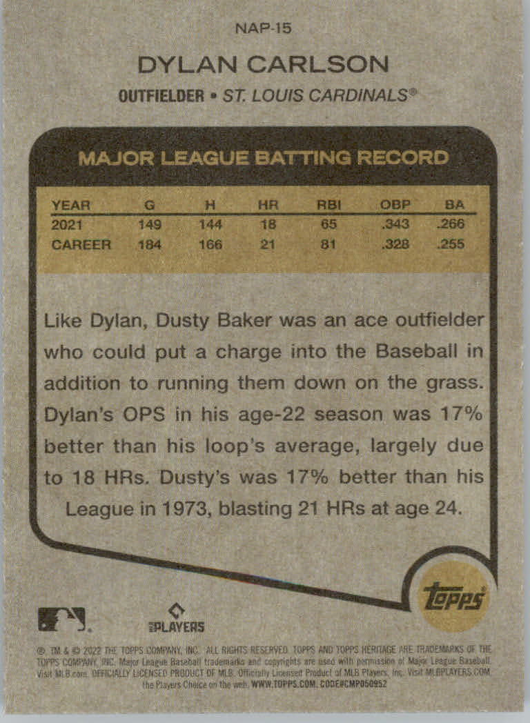 2022 Topps Heritage Baseball "New Age Performers" Insert Cards - Picture 29 of 45