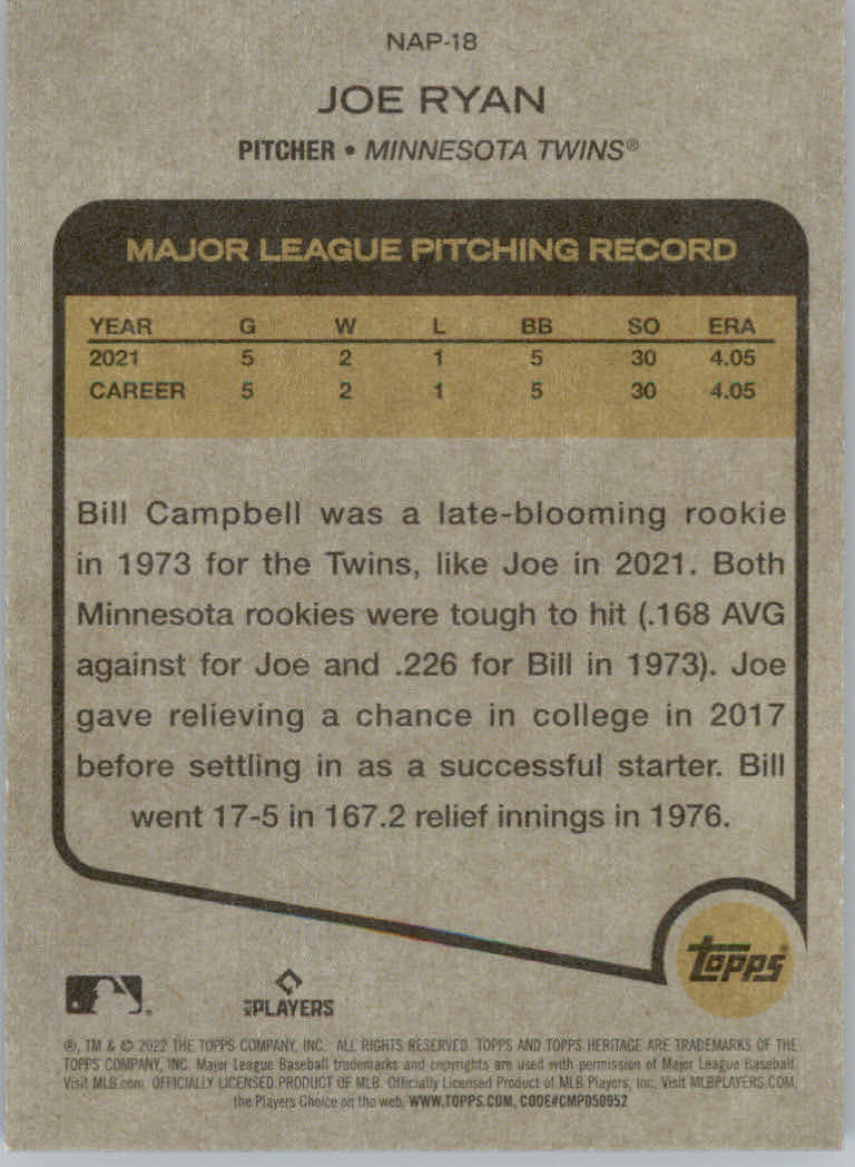 2022 Topps Heritage Baseball "New Age Performers" Insert Cards - Picture 33 of 45