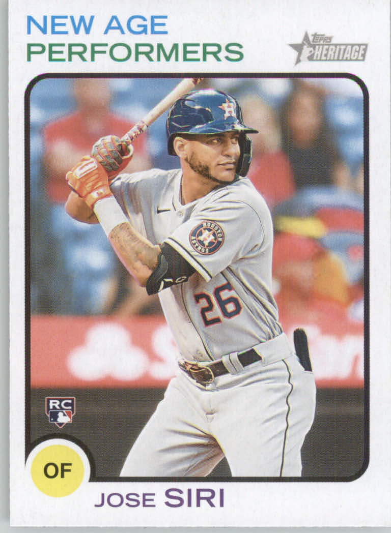 2022 Topps Heritage Baseball "New Age Performers" Insert Cards - Picture 36 of 45