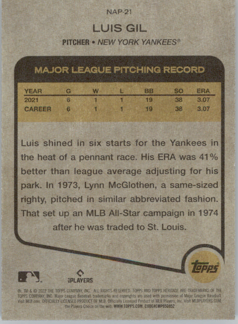 2022 Topps Heritage Baseball "New Age Performers" Insert Cards - Picture 39 of 45