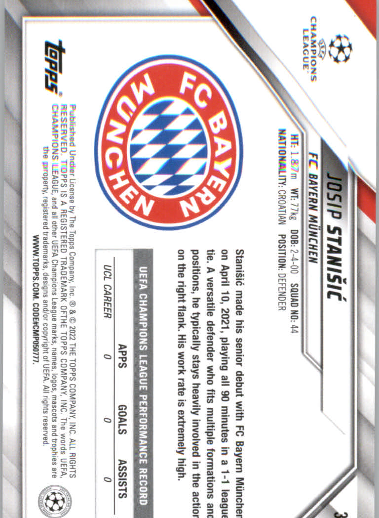 2021/2022 Topps UEFA Champions League Soccer "Main Set" Base Cards #1 to #200 - Picture 5 of 369