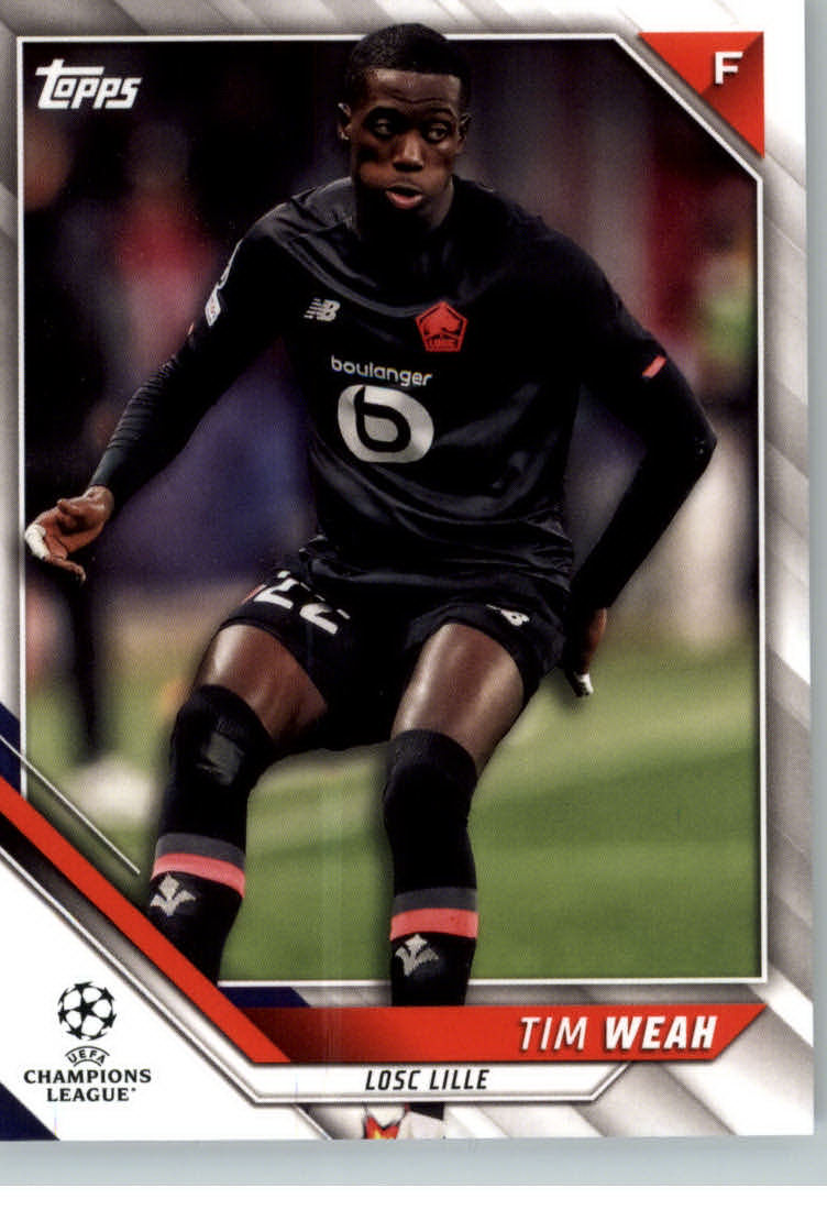 2021-22 TOPPS UEFA CHAMPIONS LEAGUE SOCCER ASSORTED SINGLES U-PICK