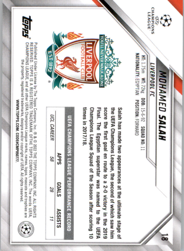 2021/2022 Topps UEFA Champions League Soccer "Main Set" Base Cards #1 to #200 - Picture 31 of 369