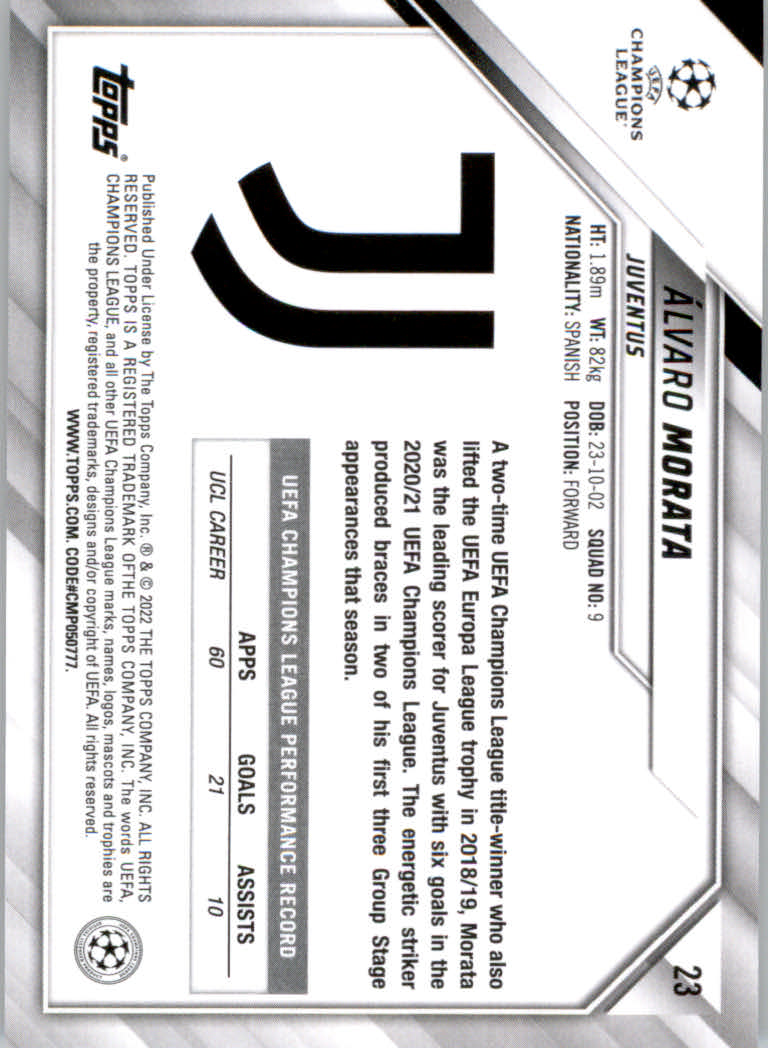 2021/2022 Topps UEFA Champions League Soccer "Main Set" Base Cards #1 to #200 - Picture 39 of 369