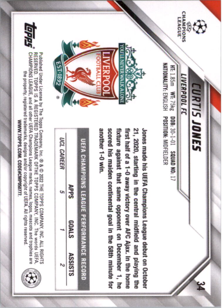 2021-22 Topps UEFA Champions League Soccer Card Pick